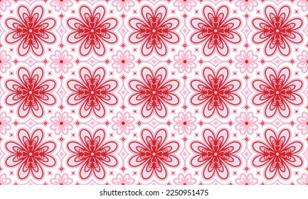 Resumen étnico Antecedentes lindo San Valentín Día Amor Flor de corazón Moto rosa geométrico tribal ikat folk Rastreo oriental nativo diseño tradicional, alfombra, papel de pared, ropa, tela, envoltura, impresión,vector