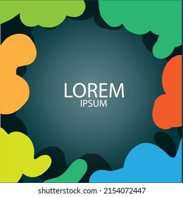 ethnic abstract background in pastel colors with swirling and curved brush stroke pattern