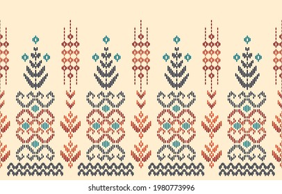Ethnic Abstract Background Seamless Pattern Tribal Stock Vector ...