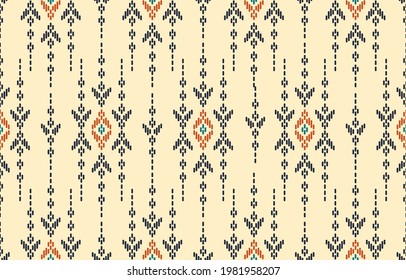 Ethnic abstract background. Seamless pattern in tribal, folk embroidery, Art Mexican style. Aztec geometric art ornament print.Design for carpet, wallpaper, clothing, wrapping, fabric, cover, fashion