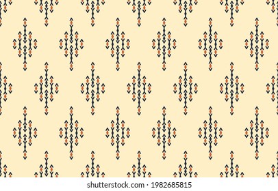 Ethnic abstract background. Seamless pattern in tribal, folk embroidery, Art Mexican style. Aztec geometric art ornament print.Design for carpet, wallpaper, clothing, wrapping, fabric, cover, fashion