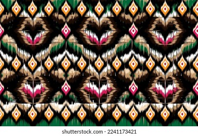 Ethnic abstract background. Seamless pattern in tribal, 
folk embroidery, and Mexican style. Aztec geometric art ornament print.
Design for carpet, wallpaper, clothing,
wrapping, fabric, cover, textil