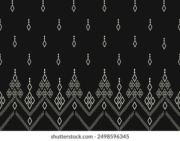 ethnic Abstract Background. Seamless Pattern in tribal, folk embroidery and Mexican Style. Aztec geomatric Art Ornament Print. Design for carpet, Wallpaper, Clothing, Wrapping, Fabric, Cover, Textile.