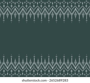 Ethnic abstract background. Seamless pattern in tribal, folk embroidery, and Thai style. Aztec geometric art ornament print.Design for carpet, wallpaper, clothing, wrapping, fabric, cover, textile 