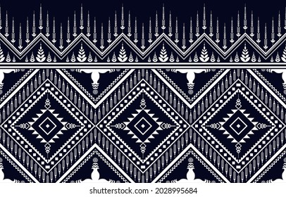 Ethnic abstract background. Seamless in tribal, folk embroidery, 
native ikat fabric. Aztec geometric art ornament print. 
Design for carpet, wallpaper, clothing, wrapping, textile, tissue, decorative