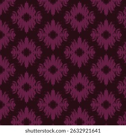 Ethnic abstract background. Seamless in tribal, folk embroidery, native ikat fabric. Aztec geometric art ornament print. Design for carpet, wallpaper, clothing, wrapping, textile, tissue, decorative
