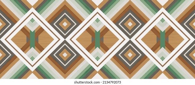 Ethnic, abstract, boho, seamless pattern. Vintage, grunge texture. Authentic,  decorative, ornament background. Geometric, oriental image. Design for textile, print, clothing, fabric, paper, wallpaper