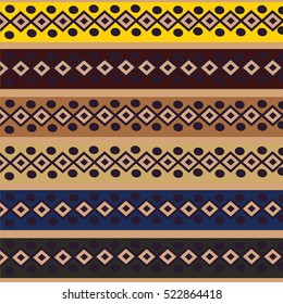 Ethnic Abstract bright pattern background. Vector illustration.