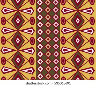Ethnic Abstract bright pattern background. Vector illustration.
