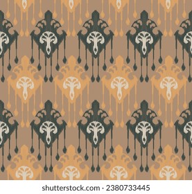 Ethnic abstract floral art. Seamless patterns in tribal and folk embroidery, for carpets, wallpaper, garments, wrapping, fabrics, coverings, textiles and more
