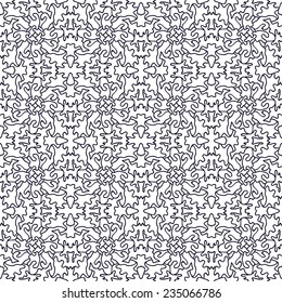 ethnic abstract hand-drawn seamless pattern