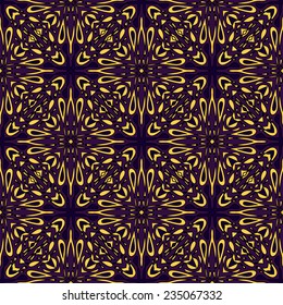 ethnic abstract hand-drawn seamless pattern