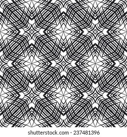 ethnic abstract hand-drawn seamless pattern