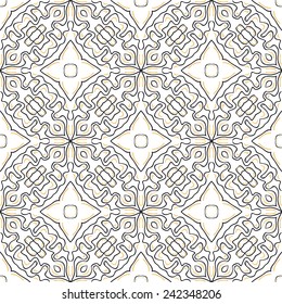 ethnic abstract hand-drawn seamless pattern