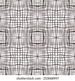 ethnic abstract hand-drawn seamless pattern