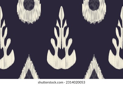 Ethnic abstract ikat art. Aztec ornament print. geometric ethnic pattern seamless  color oriental.  Design for background ,curtain, carpet, wallpaper, clothing, wrapping, Batik, vector illustration.