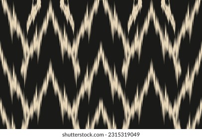 Ethnic abstract ikat art. Aztec ornament print. geometric ethnic pattern seamless  color oriental.  Design for background ,curtain, carpet, wallpaper, clothing, wrapping, Batik, vector illustration.