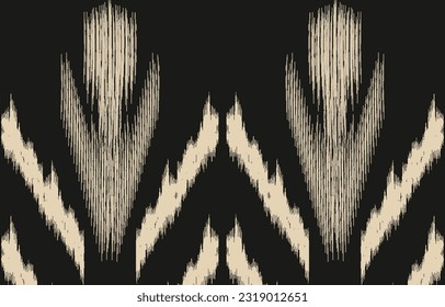 Ethnic abstract ikat art. Aztec ornament print. geometric ethnic pattern seamless  color oriental.  Design for background ,curtain, carpet, wallpaper, clothing, wrapping, Batik, vector illustration.