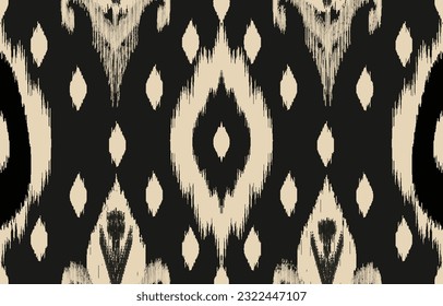 Ethnic abstract ikat art. Aztec ornament print. geometric ethnic pattern seamless  color oriental.  Design for background ,curtain, carpet, wallpaper, clothing, wrapping, Batik, vector illustration.