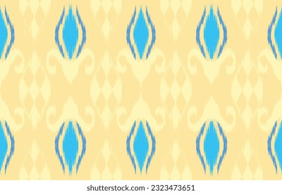 Ethnic abstract ikat art. Aztec ornament print. geometric ethnic pattern seamless  color oriental.  Design for background ,curtain, carpet, wallpaper, clothing, wrapping, Batik, vector illustration.