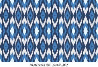 Ethnic abstract ikat art. Aztec ornament print. geometric ethnic pattern seamless  color oriental.  Design for background ,curtain, carpet, wallpaper, clothing, wrapping, Batik, vector illustration.