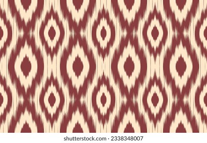 Ethnic abstract ikat art. Aztec ornament print. geometric ethnic pattern seamless  color oriental.  Design for background ,curtain, carpet, wallpaper, clothing, wrapping, Batik, vector illustration.