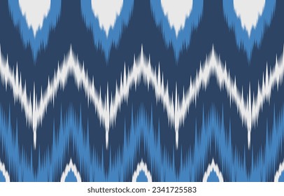 Ethnic abstract ikat art. Aztec ornament print. geometric ethnic pattern seamless  color oriental.  Design for background ,curtain, carpet, wallpaper, clothing, wrapping, Batik, vector illustration.