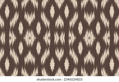 Ethnic abstract ikat art. Aztec ornament print. geometric ethnic pattern seamless  color oriental.  Design for background ,curtain, carpet, wallpaper, clothing, wrapping, Batik, vector illustration.