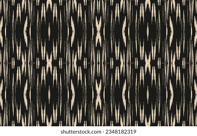 Ethnic abstract ikat art. Aztec ornament print. geometric ethnic pattern seamless  color oriental.  Design for background ,curtain, carpet, wallpaper, clothing, wrapping, Batik, vector illustration.