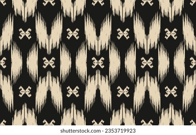 Ethnic abstract ikat art. Aztec ornament print. geometric ethnic pattern seamless  color oriental.  Design for background ,curtain, carpet, wallpaper, clothing, wrapping, Batik, vector illustration.