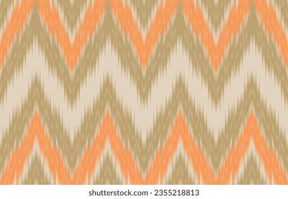 Ethnic abstract ikat art. Aztec ornament print. geometric ethnic pattern seamless  color oriental.  Design for background ,curtain, carpet, wallpaper, clothing, wrapping, Batik, vector illustration.