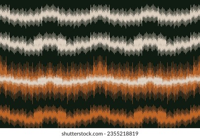 Ethnic abstract ikat art. Aztec ornament print. geometric ethnic pattern seamless  color oriental.  Design for background ,curtain, carpet, wallpaper, clothing, wrapping, Batik, vector illustration.