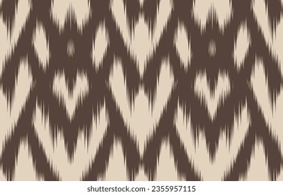 Ethnic abstract ikat art. Aztec ornament print. geometric ethnic pattern seamless  color oriental.  Design for background ,curtain, carpet, wallpaper, clothing, wrapping, Batik, vector illustration.