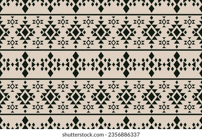 Ethnic abstract ikat art. Aztec ornament print. geometric ethnic pattern seamless  color oriental.  Design for background ,curtain, carpet, wallpaper, clothing, wrapping, Batik, vector illustration.