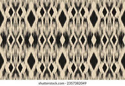 Ethnic abstract ikat art. Aztec ornament print. geometric ethnic pattern seamless  color oriental.  Design for background ,curtain, carpet, wallpaper, clothing, wrapping, Batik, vector illustration.