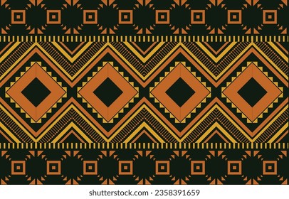 Ethnic abstract ikat art. Aztec ornament print. geometric ethnic pattern seamless  color oriental.  Design for background ,curtain, carpet, wallpaper, clothing, wrapping, Batik, vector illustration.