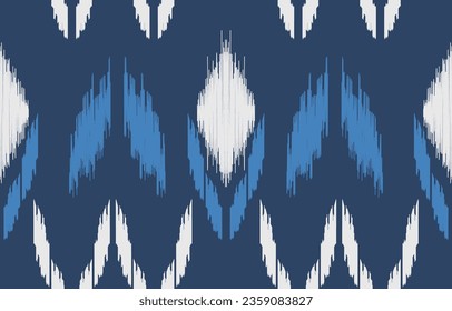 Ethnic abstract ikat art. Aztec ornament print. geometric ethnic pattern seamless  color oriental.  Design for background ,curtain, carpet, wallpaper, clothing, wrapping, Batik, vector illustration.
