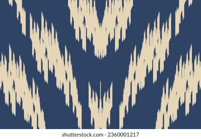 Ethnic abstract ikat art. Aztec ornament print. geometric ethnic pattern seamless  color oriental.  Design for background ,curtain, carpet, wallpaper, clothing, wrapping, Batik, vector illustration.