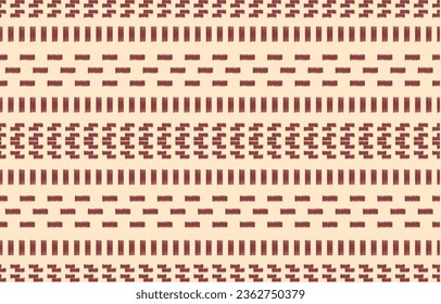 Ethnic abstract ikat art. Aztec ornament print. geometric ethnic pattern seamless  color oriental.  Design for background ,curtain, carpet, wallpaper, clothing, wrapping, Batik, vector illustration.
