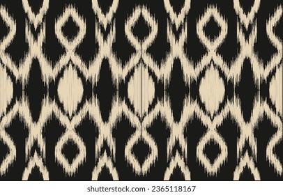 Ethnic abstract ikat art. Aztec ornament print. geometric ethnic pattern seamless  color oriental.  Design for background ,curtain, carpet, wallpaper, clothing, wrapping, Batik, vector illustration.