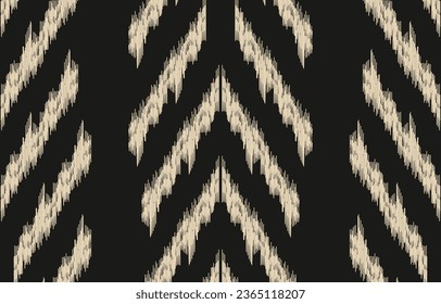 Ethnic abstract ikat art. Aztec ornament print. geometric ethnic pattern seamless  color oriental.  Design for background ,curtain, carpet, wallpaper, clothing, wrapping, Batik, vector illustration.