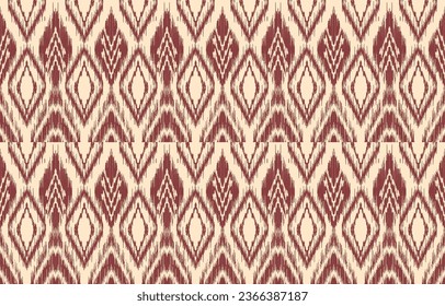 Ethnic abstract ikat art. Aztec ornament print. geometric ethnic pattern seamless  color oriental.  Design for background ,curtain, carpet, wallpaper, clothing, wrapping, Batik, vector illustration.
