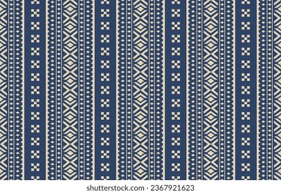 Ethnic abstract ikat art. Aztec ornament print. geometric ethnic pattern seamless  color oriental.  Design for background ,curtain, carpet, wallpaper, clothing, wrapping, Batik, vector illustration.