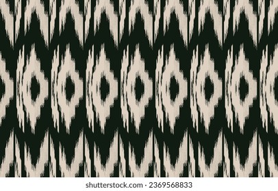 Ethnic abstract ikat art. Aztec ornament print. geometric ethnic pattern seamless  color oriental.  Design for background ,curtain, carpet, wallpaper, clothing, wrapping, Batik, vector illustration.