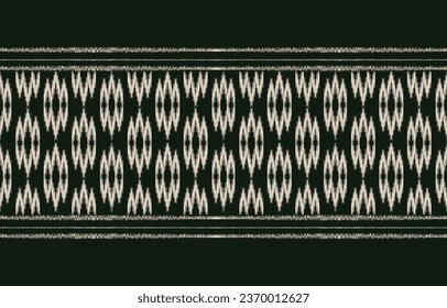 Ethnic abstract ikat art. Aztec ornament print. geometric ethnic pattern seamless  color oriental.  Design for background ,curtain, carpet, wallpaper, clothing, wrapping, Batik, vector illustration.