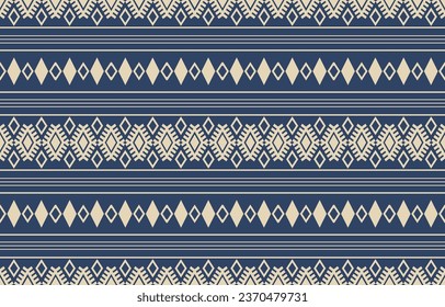 Ethnic abstract ikat art. Aztec ornament print. geometric ethnic pattern seamless  color oriental.  Design for background ,curtain, carpet, wallpaper, clothing, wrapping, Batik, vector illustration.