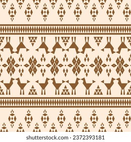 Ethnic abstract ikat art. Aztec ornament print. Geometric ethnic pattern seamless color oriental. Design for background, curtain, carpet, wallpaper, clothing, wrapping , vector, illustration.