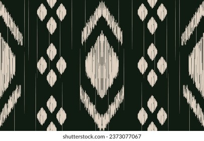 Ethnic abstract ikat art. Aztec ornament print. geometric ethnic pattern seamless  color oriental.  Design for background ,curtain, carpet, wallpaper, clothing, wrapping, Batik, vector illustration.