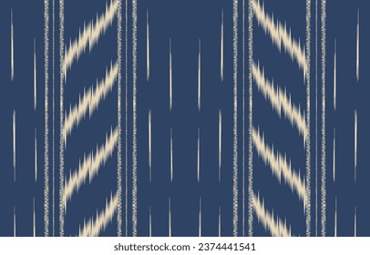 Ethnic abstract ikat art. Aztec ornament print. geometric ethnic pattern seamless  color oriental.  Design for background ,curtain, carpet, wallpaper, clothing, wrapping, Batik, vector illustration.