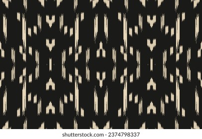 Ethnic abstract ikat art. Aztec ornament print. geometric ethnic pattern seamless  color oriental.  Design for background ,curtain, carpet, wallpaper, clothing, wrapping, Batik, vector illustration.